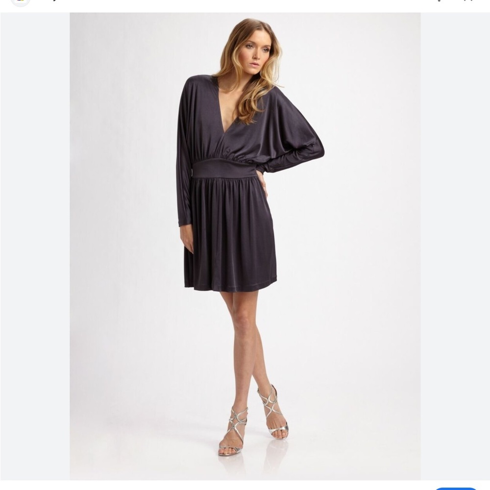 Halston Heritage Woman’s Black Midi Dress. Size XS.